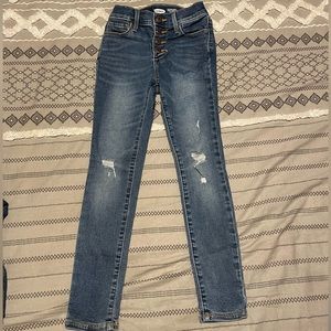 Old Navy Girls Rockstar Super Skinny Highrise Jeggings Jeans